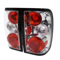 Spec'D Tuning Products - Spec-D 1993-1997 Ford Ranger Tail Lights (Chrome Housing/Clear Lens) - Image 1