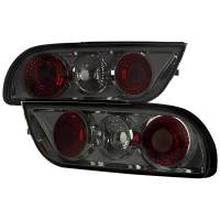 Spec'D Tuning Products - Spec-D 1989-1994 Nissan 240SX S13 Hatchback Tail Lights (Chrome Housing/Smoke Lens) - Image 1