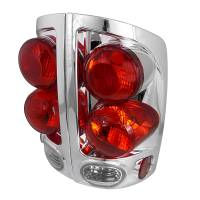 Spec'D Tuning Products - Spec-D 2002-2006 Dodge RAM Retro Style Tail Lights (Chrome Housing/Clear Lens) - Image 1