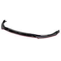 Spec'D Tuning Products - Spec-D 2019-2021 Honda Civic Sedan Glossy Black/Red Trim 3PC Front Bumper Lip Set - Image 1