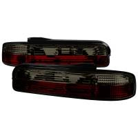 Spec'D Tuning Products - Spec-D 1989-1994 Nissan 240SX S13 Coupe Tail Lights (Chrome Housing/Red Smoke Lens) - Image 1