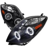 Spec'D Tuning Products - Spec-D 2006-2008 Toyota Yaris Dual Halo Projector Headlights (Matte Black Housing/Clear Lens) - Image 1