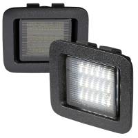 Spec'D Tuning Products - Spec-D 2015-2019 Ford F-150 Rear LED License Plate Lights (Glossy Black Housing/Smoke Lens) - Image 1