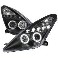 Spec'D Tuning Products - Spec-D 2000-2005 Toyota Celica Dual Halo Projector Headlights (Matte Black Housing/Clear Lens) - Image 1