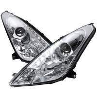 Spec'D Tuning Products - Spec-D 2000-2005 Toyota Celica Projector Headlights w/ SMD LED Light Strip (Chrome Housing/Clear Lens) - Image 1