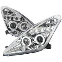 Spec'D Tuning Products - Spec-D 2000-2005 Toyota Celica Dual Halo Projector Headlights (Chrome Housing/Clear Lens) - Image 1