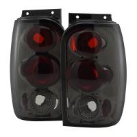Spec'D Tuning Products - Spec-D 1998-2001 Ford Explorer Mercury Mountaineer Tail Lights (Chrome Housing/Smoke Lens) - Image 1