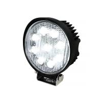 Spec'D Tuning Products - Spec-D Universal Off Road 6000K Flood Beam 27W 9-LED Round Fog Light - 4PC (Black Aluminum Housing/Glass Lens) - Image 1