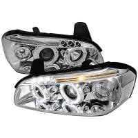 Spec'D Tuning Products - Spec-D 2000-2001 Nissan Maxima Dual Halo Projector Headlights (Chrome Housing/Clear Lens) - Image 1