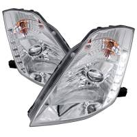 Spec'D Tuning Products - Spec-D 2003-2005 Nissan 350Z Projector Headlights w/ SMD LED Light Strip (Chrome Housing/Clear Lens) - Image 1