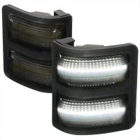 Spec'D Tuning Products - Spec-D 2008-2016 Ford F-250/F-350/F-450/F-550 LED Towing Side Mirror Lights (Chrome Housing/Smoke Lens) - Image 1