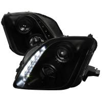 Spec'D Tuning Products - Spec-D 1997-2001 Honda Prelude Projector Headlights w/ SMD LED Light Strip (Black Housing/Smoke Lens) - Image 1