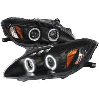 Spec'D Tuning Products - Spec-D 2000-2003 Honda S2000 AP1 Dual Halo Projector Headlights (Matte Black Housing/Clear Lens) - Image 1