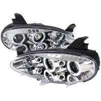 Spec'D Tuning Products - Spec-D 2001-2005 Mazda Miata MX-5 Dual Halo Projector Headlights (Chrome Housing/Clear Lens) - Image 1