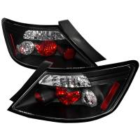 Spec'D Tuning Products - Spec-D 2006-2011 Honda Civic Coupe Tail Lights (Matte Black Housing/Clear Lens) - Image 1