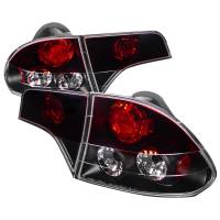 Spec'D Tuning Products - Spec-D 2006-2011 Honda Civic Sedan Tail Lights (Matte Black Housing/Red Clear Lens) - Image 1