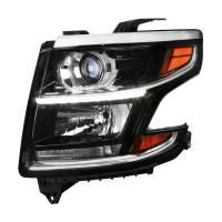 Spec'D Tuning Products - Spec-D 2015-2020 Chevrolet Tahoe Suburban/ 2016-2019 Suburban 3500HD LED Light Strip Projector Headlight - Driver Side Only (Matte Black Housing/Clear Lens) - Image 1