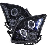 Spec'D Tuning Products - Spec-D 2006-2009 Ford Fusion Dual Halo Projector Headlights (Glossy Black Housing/Smoke Lens) - Image 1