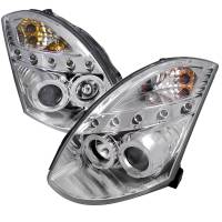 Spec'D Tuning Products - Spec-D 2003-2007 Infiniti G35 Coupe Dual Halo Projector Headlights (Chrome Housing/Clear Lens) - Image 1