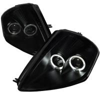 Spec'D Tuning Products - Spec-D 2000-2005 Mitsubishi Eclipse Dual Halo Projector Headlights (Black Housing/Smoke Lens) - Image 1