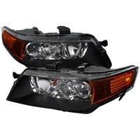 Spec'D Tuning Products - Spec-D 2004-2005 Acura TSX Projector Headlights (Matte Black Housing/Clear Lens) - Image 1