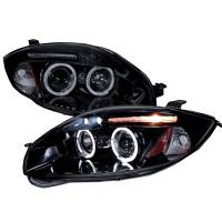 Spec'D Tuning Products - Spec-D 2006-2011 Mitsubishi Eclipse Dual Halo Projector Headlights (Glossy Black Housing/Smoke Lens) - Image 1