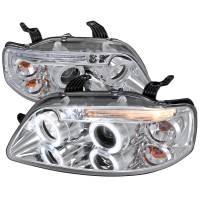 Spec'D Tuning Products - Spec-D 2004-2008 Chevrolet Aveo Dual Halo Projector Headlights (Chrome Housing/Clear Lens) - Image 1