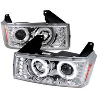 Spec'D Tuning Products - Spec-D 2004-2012 Chevrolet Colorado/ GMC Canyon Dual Halo Projector Headlights (Chrome Housing/Clear Lens) - Image 1