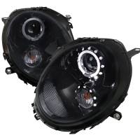 Spec'D Tuning Products - Spec-D 2007-2015 Mini Cooper R55 R56 R57 R58 R59 Halo Projector Headlights (Glossy Black Housing/Smoke Lens) - Image 1