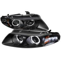 Spec'D Tuning Products - Spec-D 1997-2000 Dodge Avenger Chrysler Sebring Coupe Dual Halo Projector Headlights (Matte Black Housing/Clear Lens) - Image 1