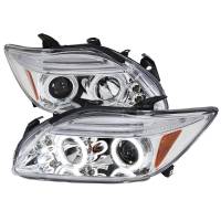 Spec'D Tuning Products - Spec-D 2005-2010 Scion tC Dual Halo Projector Headlights (Chrome Housing/Clear Lens) - Image 1
