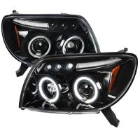 Spec'D Tuning Products - Spec-D 2003-2005 Toyota 4Runner Dual Halo Projector Headlights (Jet Black Housing/Clear Lens) - Image 1