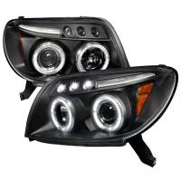 Spec'D Tuning Products - Spec-D 2003-2005 Toyota 4Runner Dual Halo Projector Headlights (Matte Black Housing/Clear Lens) - Image 1