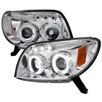 Spec'D Tuning Products - Spec-D 2003-2005 Toyota 4Runner Dual Halo Projector Headlights (Chrome Housing/Clear Lens) - Image 1