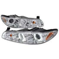 Spec'D Tuning Products - Spec-D 1997-2003 Pontiac Grand Prix Dual Halo Projector Headlights (Chrome Housing/Clear Lens) - Image 1