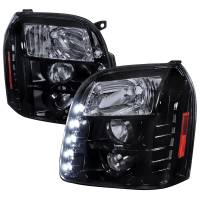 Spec'D Tuning Products - Spec-D 2007-2014 GMC Yukon/Yukon XL Projector Headlights (Glossy Black Housing/Smoke Lens) - Image 1
