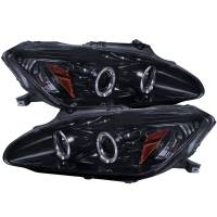 Spec'D Tuning Products - Spec-D 2004-2009 Honda S2000 AP2 Dual Halo Projector Headlights (Glossy Black Housing/Smoke Lens) - Image 1