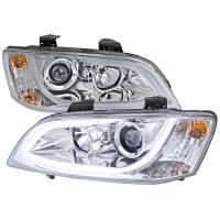 Spec'D Tuning Products - Spec-D 2008-2009 Pontiac G8 LED Bar Projector Headlights (Chrome Housing/Clear Lens) - Image 1