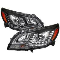Spec'D Tuning Products - Spec-D 2013-2015 Chevrolet Malibu Projector Headlights (Matte Black Housing/Clear Lens) - Image 1
