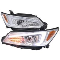 Spec'D Tuning Products - Spec-D 2011-2013 Scion tC LED Bar Projector Headlights w/ LED Turn Signal Lights (Chrome Housing/Clear Lens) - Image 1