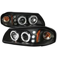 Spec'D Tuning Products - Spec-D 2000-2005 Chevrolet Impala Dual Halo Projector Headlights (Matte Black Housing/Clear Lens) - Image 1