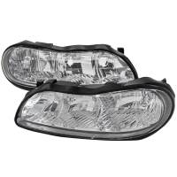 Spec'D Tuning Products - Spec-D 1997-1999 Oldsmobile Cutlass / 1997-2003 Chevrolet Malibu / 2004-2005 Chevrolet Classic Factory Style Headlights (Chrome Housing/Clear Lens) - Image 1