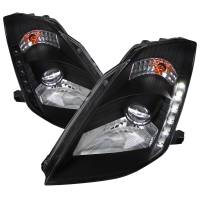 Spec'D Tuning Products - Spec-D 2003-2005 Nissan 350Z Projector Headlights (Matte Black Housing/Clear Lens) - Image 1