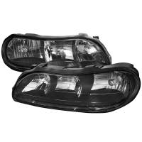 Spec'D Tuning Products - Spec-D 1997-1999 Oldsmobile Cutlass / 1997-2003 Chevrolet Malibu / 2004-2005 Chevrolet Classic Factory Style Headlights (Matte Black Housing/Clear Lens) - Image 1