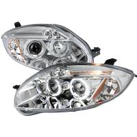 Spec'D Tuning Products - Spec-D 2006-2011 Mitsubishi Eclipse Dual Halo Projector Headlights (Chrome Housing/Clear Lens) - Image 1