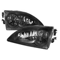 Spec'D Tuning Products - Spec-D 1994-1998 Ford Mustang Factory Style Headlights (Matte Black Housing/Clear Lens) - Image 1