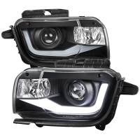Spec'D Tuning Products - Spec-D 2010-2013 Chevrolet Camaro LED Bar Projector Headlights (Matte Black Housing/Clear Lens) - Image 1