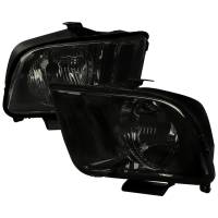 Spec'D Tuning Products - Spec-D 2005-2009 Ford Mustang Factory Style Headlights (Chrome Housing/Smoke Lens) - Image 1
