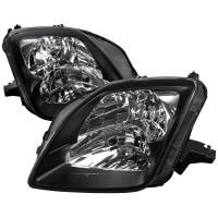 Spec'D Tuning Products - Spec-D 1997-2001 Honda Prelude Factory Style Headlights (Matte Black Housing/Clear Lens) - Image 1