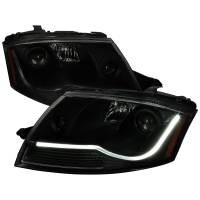 Spec'D Tuning Products - Spec-D 1999-2006 Audi TT LED Bar Projector Headlights (Black Housing/Smoke Lens) - Image 1